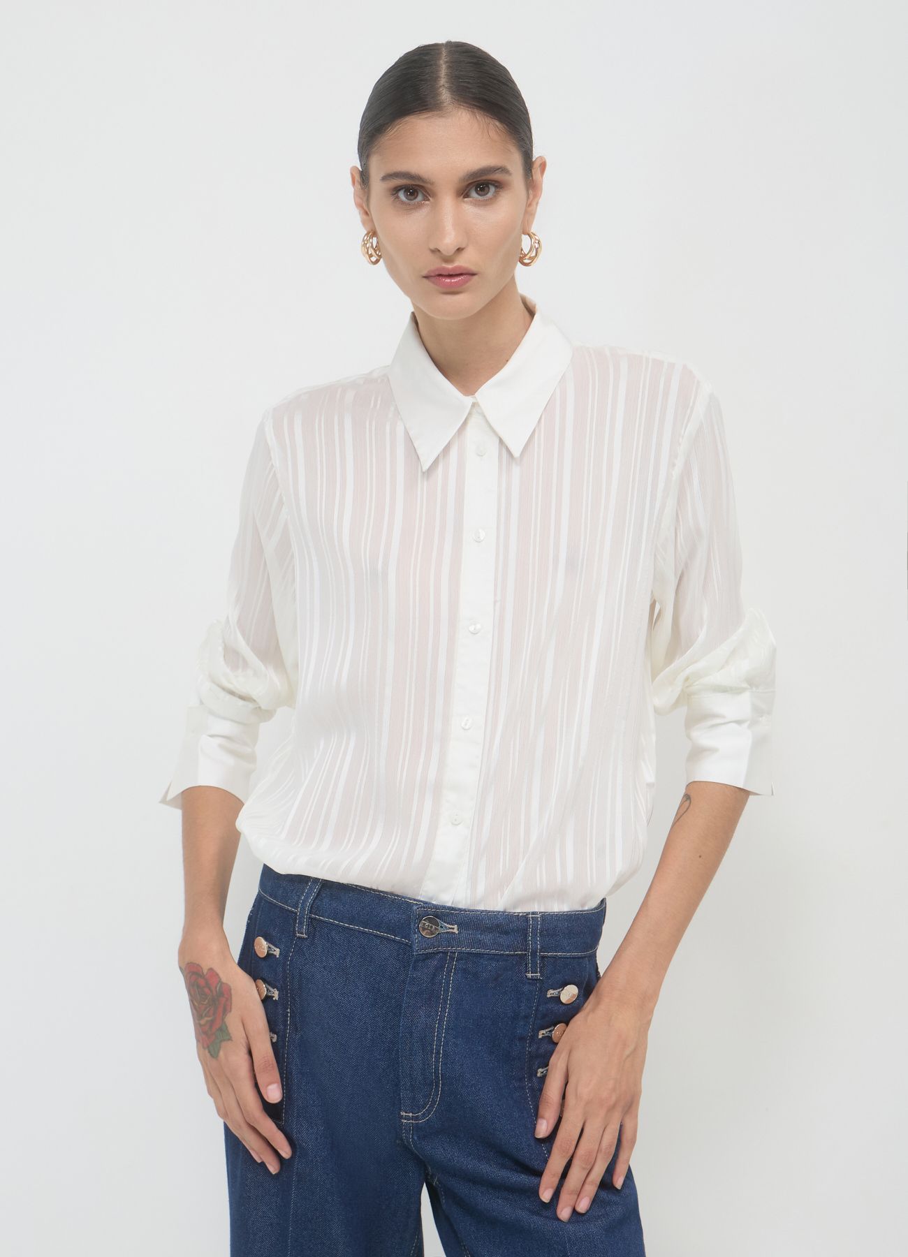 Long-sleeved shirt Woman Calliope det_2