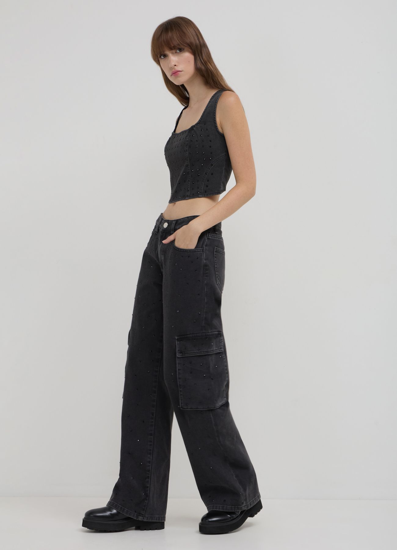 Long pants jeans Woman Calliope det_1