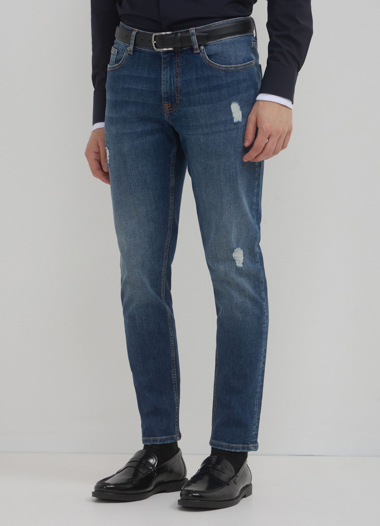 Pantalone Jeans Lungo Herren Calliope det_2