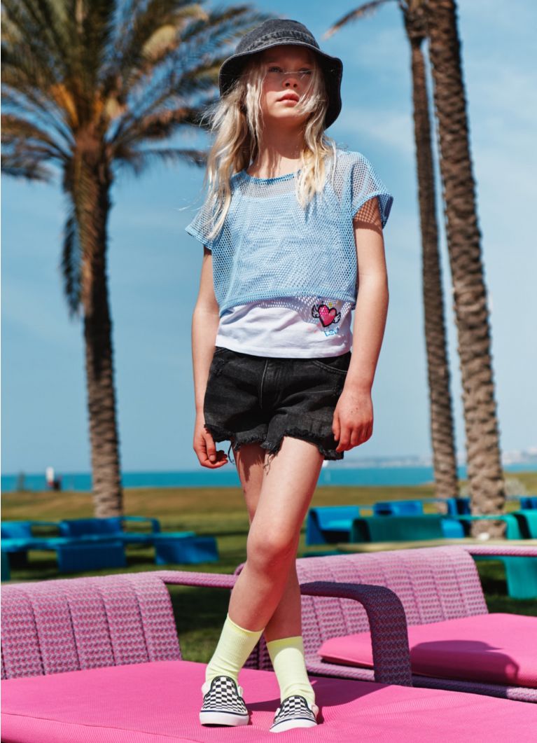 Pantalone Jeans Corto Bambina Calliope Kids sp_e1