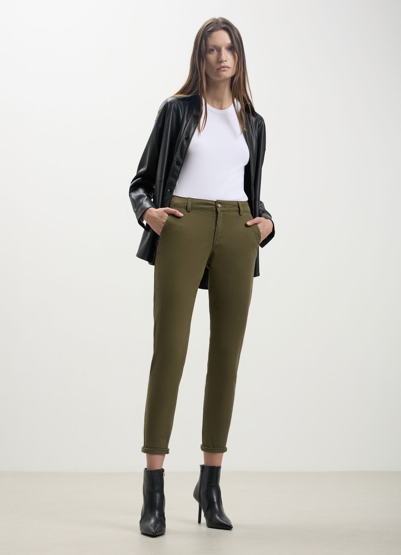 Womens ME+EM green Colour-Block Drawstring Trousers | Harrods UK