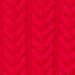 Plaited turtleneck sweater Red