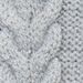 Plaited turtleneck sweater Pearl grey Melange