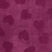 Sweatshirt chenille hearts Var plum