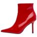 Stivale a stiletto Rosso