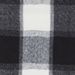 Checked scarf White wool